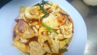 หมึกผัดไข่เค็ม
