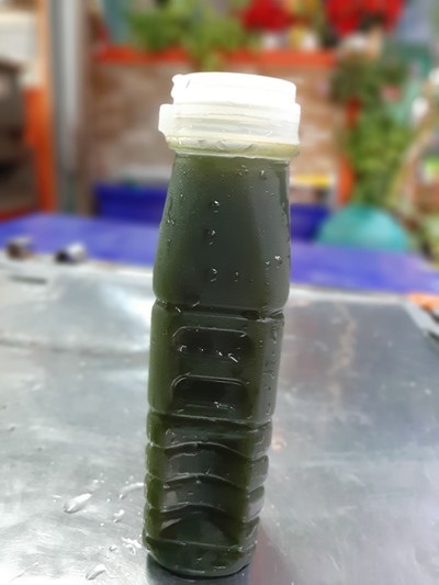 น้ำใบบัวบกแท้100%  (หญ้าหวาน0%)250ml