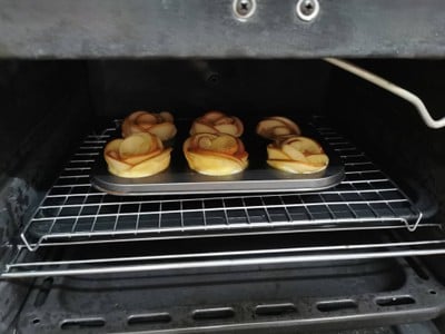 วิธีทำ Apple rose tart (low carb version)