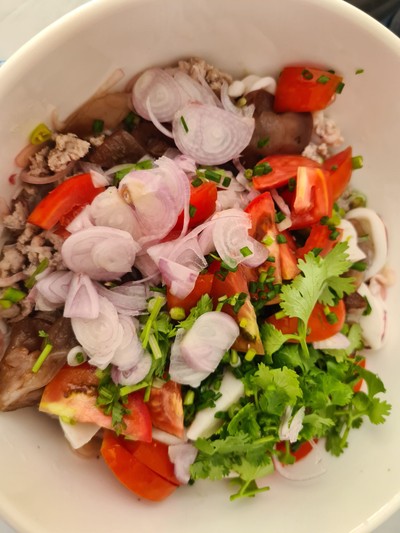 วิธีทำ ยำวุ้นเส้น