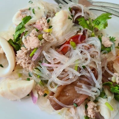 วิธีทำ ยำวุ้นเส้น