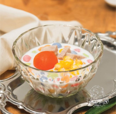 บัวลอยกะทิสด ใส่ไข่เค็ม