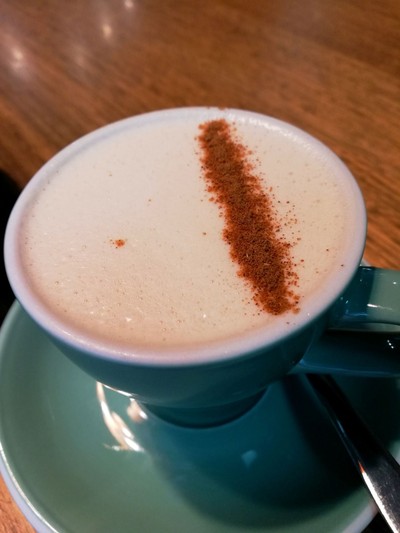 Chai latte soy milk $AUD4.5 (100 บาท)