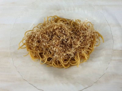 Tobiko spaghetti