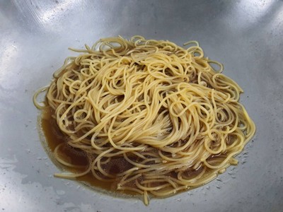 Tobiko spaghetti