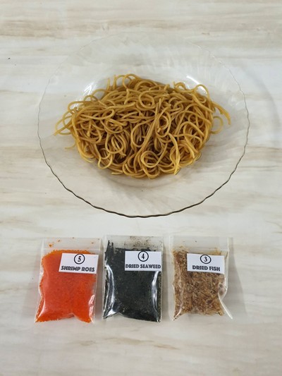 Tobiko spaghetti