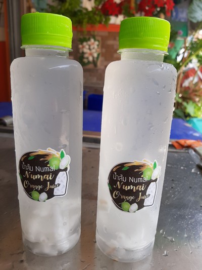 ชุดน้ำมะพร้าวผสมเนื้อแท้5ขวด(ขนาด300cc)