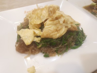 วุ้นเส้นผัดไข่ชะอม##1