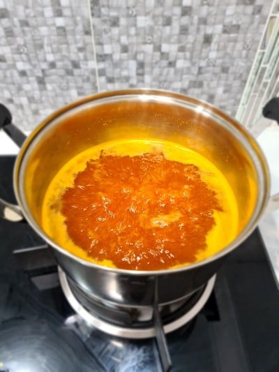 วิธีทำ แกงส้มปลา เนื้อหัวครก​ (เนื้อมะม่วงหิมพานต์)