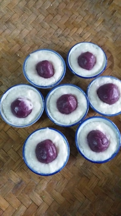 ขนมสอดไส้มันม่วงประยุกต์