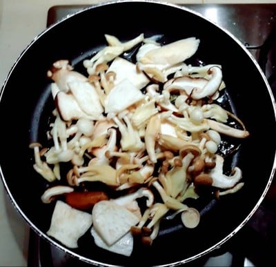 วิธีทำ เห็ดอบวุ้นเส้น