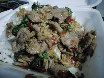 ข้าวกระเพราหมู