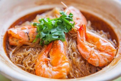 กุ้งอบวุ้นเส้น สุดแสนอร่อย