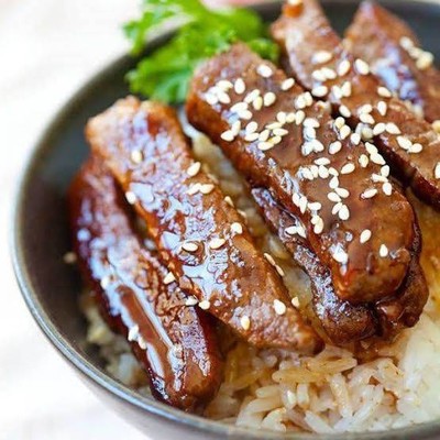 ข้าวหน้าหมูเทอริยากิ