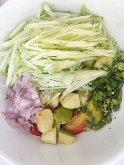 วิธีทำ ยำมะม่วง และมะม่วงห