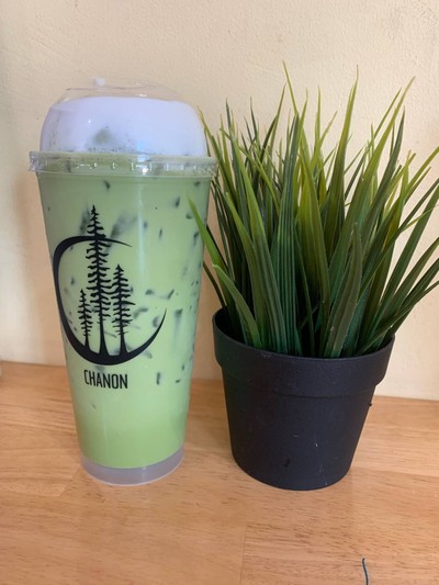 ชาเขียวนมสดเย็น