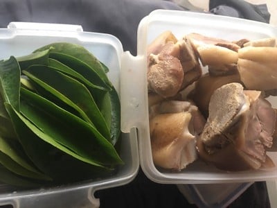 วิธีทำ ขาหมูต้มชะมวง