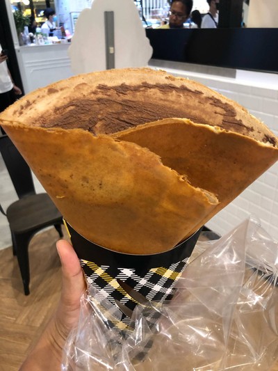 เครปกล้วยช็อกโกแลต