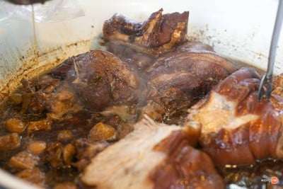 เมนูของร้าน ขาหมูเลิศรสเจ้าเก่า