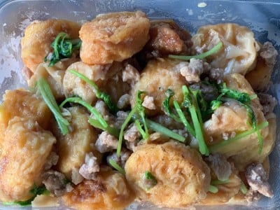 ผัดเต้าหู้ไข่หมูสับ...❤️