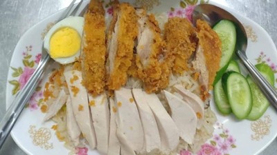 ข้าวมันไก่ตลาดพลูสามแยกบางบอน1  สามแยกบางบอน
