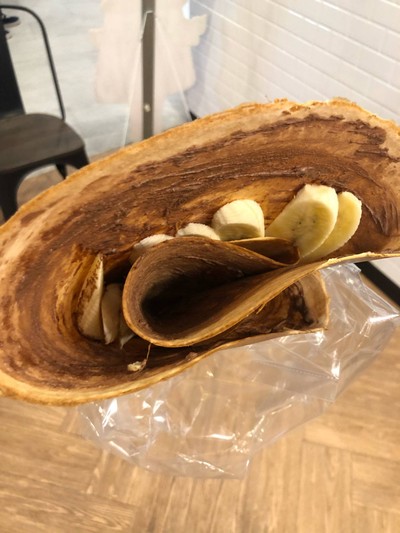 เครปกล้วยช็อกโกแลต