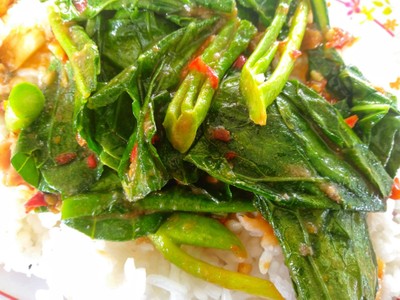 ข้าวผัดคะน้าปลาเค็ม