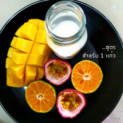 วิธีทำ สมูทตี้ผลไม้ไทย  เพื่อสุขภาพ