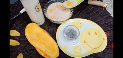 นมเต้าเย็นมะม่วง