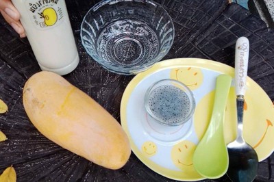 วิธีทำ นมเต้าเย็นมะม่วง วิธีทำ นมเต้าเย็นมะม่วง