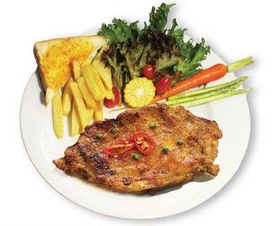 สเต็กไก่สไปซี่จัมโบ้