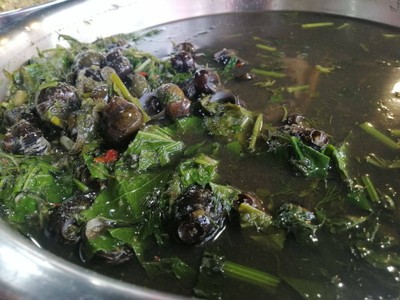 Large Pot of Spicy Snail Soup