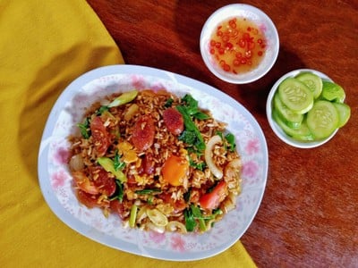 ข้าวผัดกุนเชียงแบบโบราณ