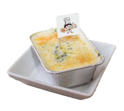 ผักโขมอบชีส