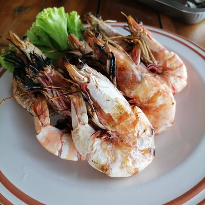กุ้งเผา