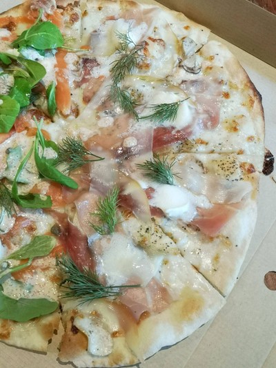 Parmaham with scamorza