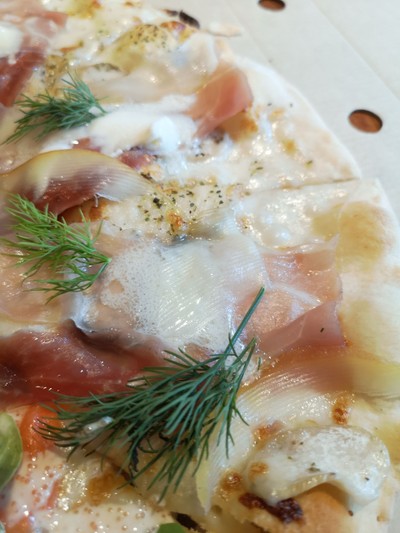 Parmaham with scamorza