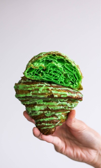 Pandan Croissant