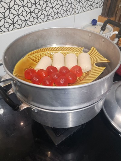 วิธีทำ ยำหมูยอไข่เเดงเค็ม