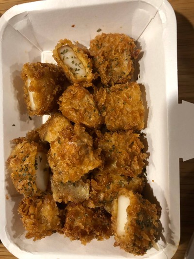 ปลาหมึกยักษ์ทอด