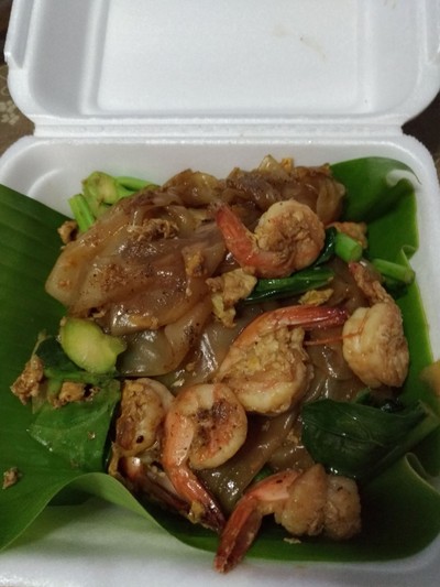 ผัดซีอิ้วกุ้ง