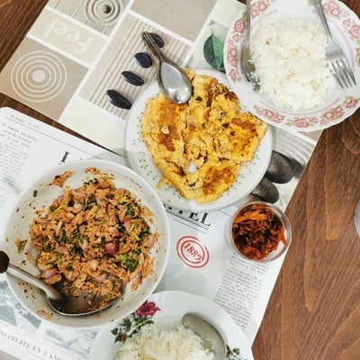 ลาบปลาทูน่ากระป๋อง🐟