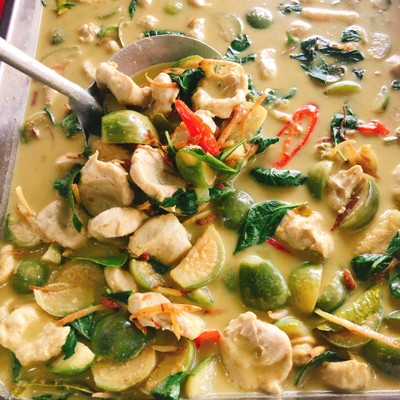 เขียวหวานลูกชิ้นปลากราย