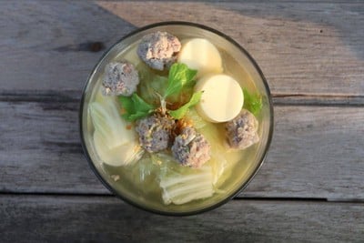 วิธีทำ แกงจืด เต้าหู้หมูสับ วิธีทำ แกงจืด เต้าหู้หมูสับ