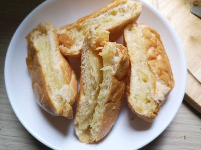 วิธีทำ ขนมปังไส้นมเนยน้ำตาล ด้วยหม้อทอดไร้มัน Philip AirFryer วิธีทำ ขนมปังไส้นมเนยน้ำตาล ด้วยหม้อทอดไร้มัน Philip AirFryer