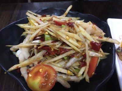 ตำตีนไก่