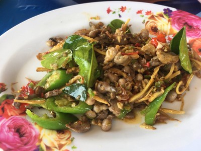 ผัดฉ่าตับปลาทู