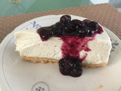 เค้กชีสพายบลูเบอร์รี่