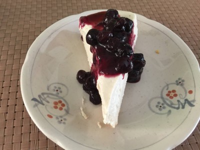 เค้กชีสพายบลูเบอร์รี่