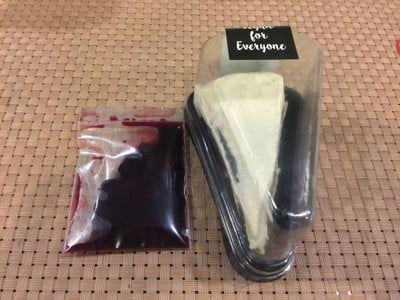 เค้กชีสพายบลูเบอร์รี่